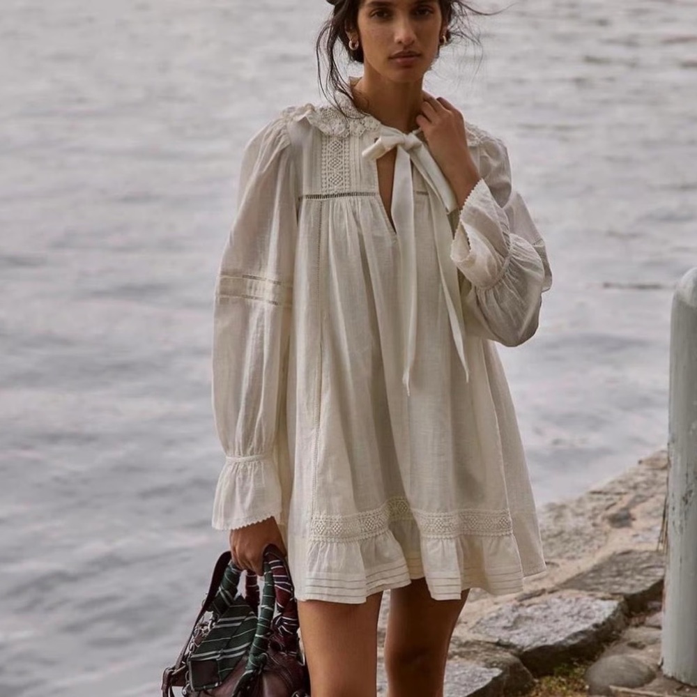 FREE PEOPLE 5 O’Clock Tea Time Mini Dress M